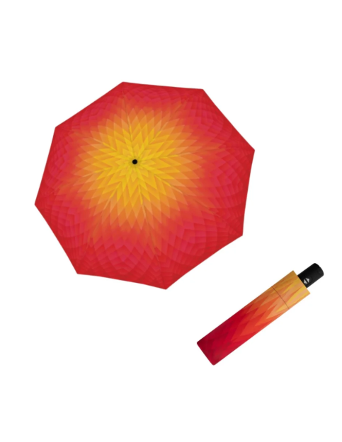 Obrazek DOPPLER Carbonsteel Magic Fusion czerwony/żółty - w pełni automatyczny parasol damski żółty