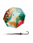 Obrazek DOPPLER Carbonsteel Long AC Oasis - damski parasol na goleń wielokolorowy