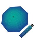 Obrazek DOPPLER Fiber Magic Strong niebieski - w pełni automatyczny parasol damski