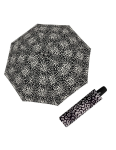 Obrazek DERBY Hit Magic Loop czarno-biały - w pełni automatyczny parasol damski czarny