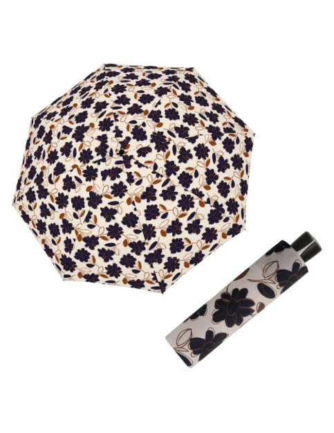 Obrazek DOPPLER Fiber Mini Blossom - damski parasol składany czerwony