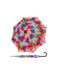 Obrazek DOPPLER Modern Art Long AC Bubblegum - Parasol z wyrzutnikiem Bare Multicolour
