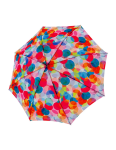Obrazek DOPPLER Modern Art Long AC Bubblegum - Parasol z wyrzutnikiem Bare Multicolour