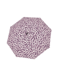 Obrazek DOPPLER Fiber Mini Leaves indygo - damski parasol składany