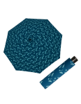 Obrazek DOPPLER Fiber Mini Joy niebieski - damski parasol składany