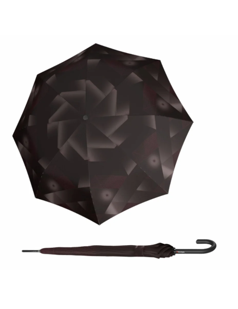 Obrazek KNIRPS T .760 Stick Automatic Symphony chocolate - elegancki parasol do golenia