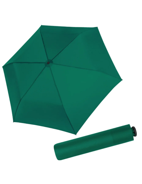 Obrazek DOPPLER Zero 99 - parasol składany dla dzieci/kobiet zielony