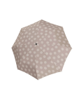 Obrazek DOPPLER Mini Light Soul taupe - damski parasol składany beżowy