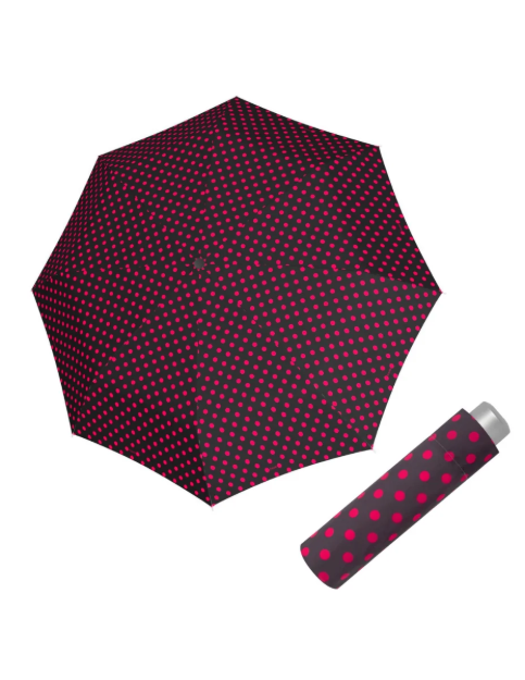 Obrazek DOPPLER Mini Light Powerful różowy - damski parasol składany