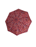 Obrazek DOPPLER Mini Light Moving Lines czerwony - damski parasol składany wielokolorowy