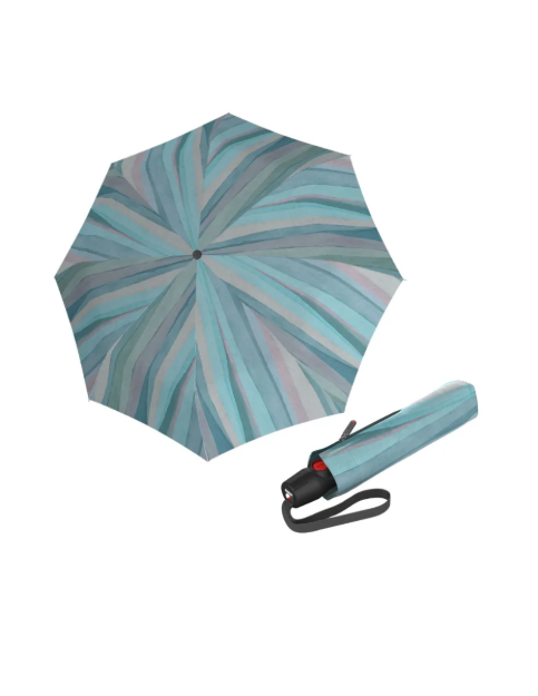 Obrazek KNIRPS T.200 Medium Duomatic Soft Mint - elegancki, w pełni automatyczny parasol