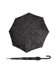 Obrazek KNIRPS A.760 STICK AUTOMATIC Zebra Black - Elegancki parasol z wyrzutnikiem gąbki