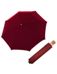 Obrazek DOPPLER MANUFAKTUR Bellino Nickel matt Oxford - w pełni automatyczny luksusowy parasol czerwony