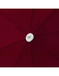 Obrazek DOPPLER MANUFAKTUR Bellino Nickel matt Oxford - w pełni automatyczny luksusowy parasol czerwony