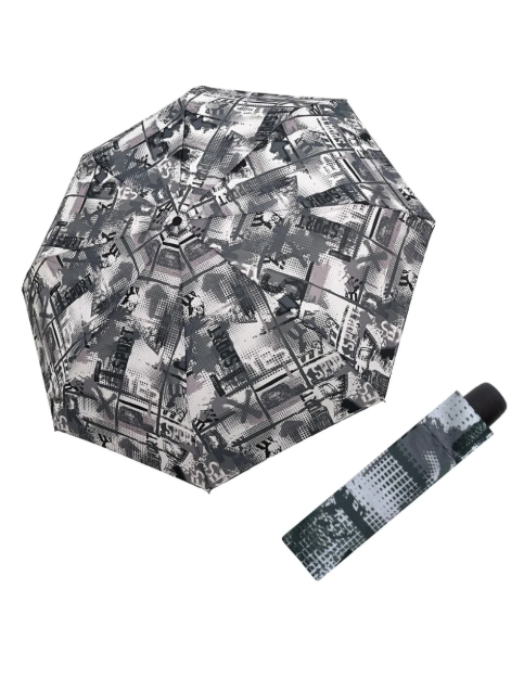 Obrazek DERBY Hit Mini Youth czarno-biały - damski parasol składany wielokolorowy