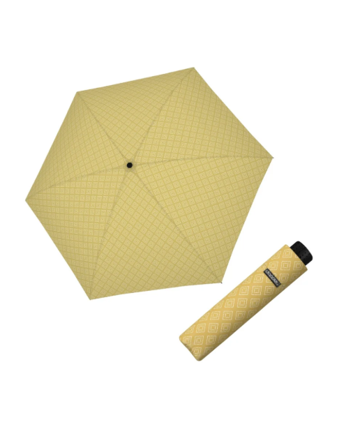 Obrazek DOPPLER Fiber Havanna Calm Yellow - parasol składany żółty