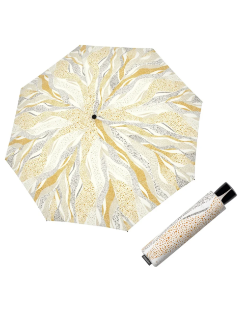 Obrazek DOPPLER Mini Fiber Whisper sand - damski parasol składany