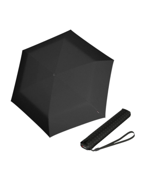 Obrazek Knirps US.050 ultra light slim manual Mat Cross - lekki damski parasol składany na płasko