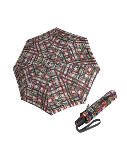 Obrazek KNIRPS T.200 Medium Duomatic Ribbon - elegancki, w pełni automatyczny parasol