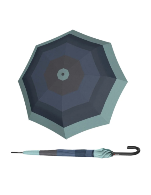 Obrazek KNIRPS T.760 Classics Blue - Elegancki parasol Bare Shot
