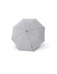 Obrazek Knirps Chrome Matt Manual Melange Grey - elegancki parasol składany szary