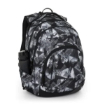 Obrazek Bagmaster LINCOLN 26 A studentský batoh – černo-bílý Vícebarevná 40 l