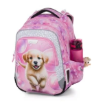 Obrazek Bagmaster LUMI 26 A školní batoh – pejsek Růžová 23 l
