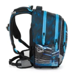 Obrazek Bagmaster LUMI 26 C školní batoh – auto Modrá 23 l