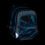 Obrazek Bagmaster LUMI 26 C školní batoh – auto Modrá 23 l