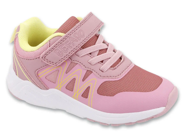 Obrazek BEFADO 514X041 tenisky SPORT ZIGZAK růžové