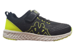 Obrazek Kappa 95K0043004 Trampki dziecięce black / lime