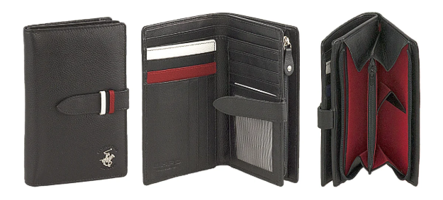 Obrazek Peněženka dámská BHPC Loop combi BH-1353-01 černá