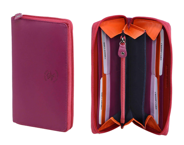 Obrazek Dámská peněženka BHPC Colorfull zip BH-2965-30 růžová