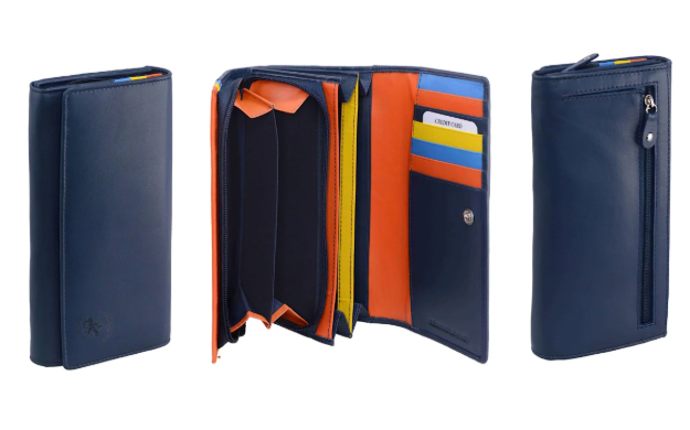 Obrazek Dámská peněženka BHPC Colorfull long BH-2966-05 modrá