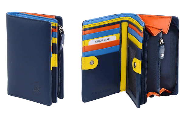 Obrazek Dámská peněženka BHPC Colorfull combi BH-2968-05 modrá