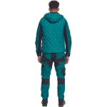 Obrazek CERVA NEURUM péřová vesta petrolejová