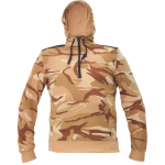 Obrazek CERVA CRAMBE mikina s kapucí béžová kamufláž