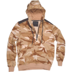 Obrazek CERVA CRAMBE mikina s kapucí béžová kamufláž