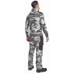 Obrazek CERVA CRAMBE mikina s kapucí šedá kamufláž