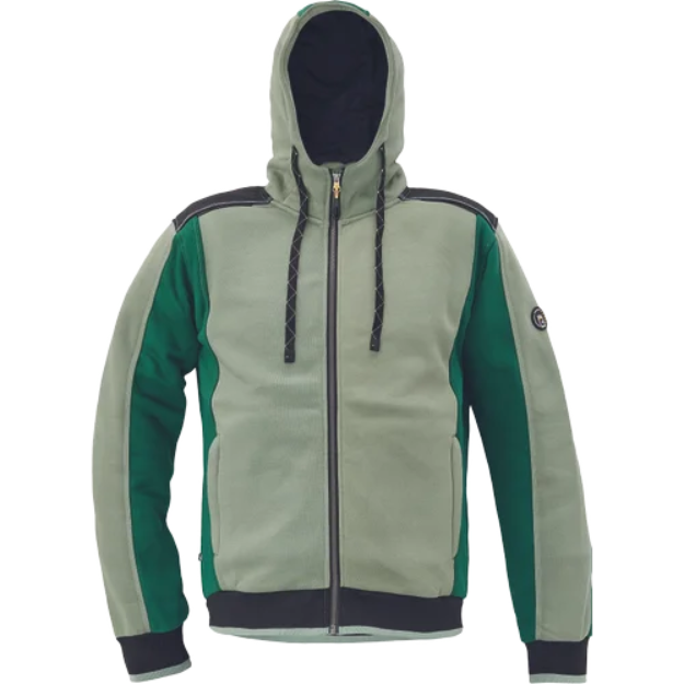 Obrazek CERVA DAYBORO mikina s kapucí mech.zelená