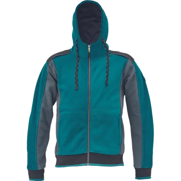 Obrazek CERVA DAYBORO mikina s kapucí petrolejová