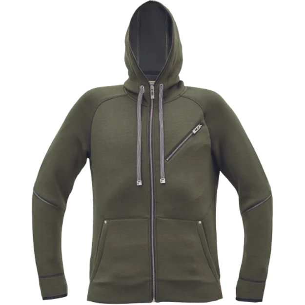 Obrazek CERVA NEURUM mikina s kapucí tm.olivová