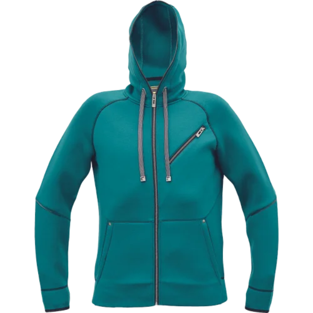 Obrazek CERVA NEURUM mikina s kapucí petrolejová