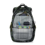 Obrazek Bagmaster BAG 26 A studentský batoh – zeleno-šedý Zelená 30 l