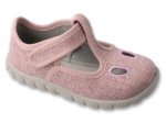 Obrazek BEFADO 640P002 kapcie dziewczęce FLEXI różowe