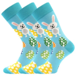 Obrazek Skarpetki LONKA Picture DEASTER z motywem wielkanocnym LITTLE BUNNY (3 pary)