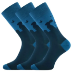 Obrazek Skarpetki LONKA Picture DEASTER z motywem zajączka wielkanocnego (3 pary)