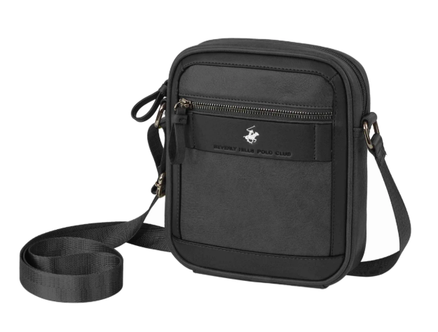 Obrazek Torba krzyżowa BHPC Seattle BH-8482-01 czarna 3 L