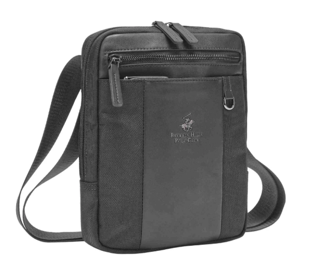 Obrazek Torba krzyżowa BHPC Boston M BH-8492-01 czarna 1,5 L