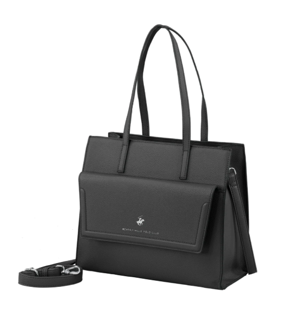 Obrazek Torebka Beverly Hills Polo Club BH-4200-01 czarna 10 L